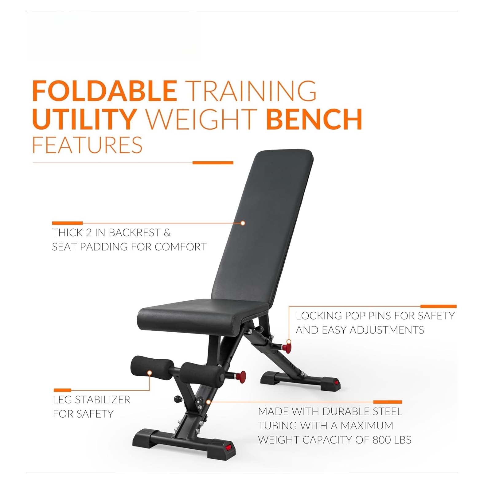 Multi-Purpose Adjustable Strength Weight Bench