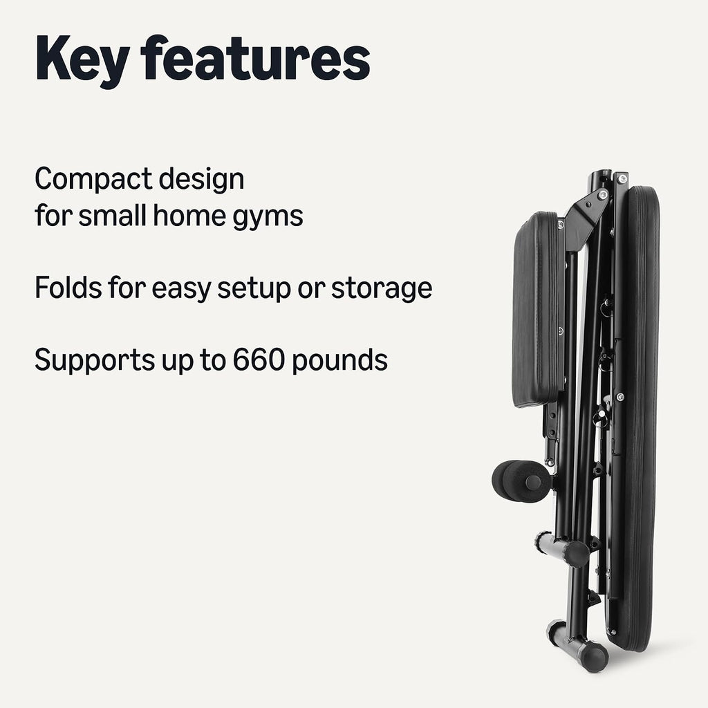 Foldable Heavy Adjustable Workout Bench