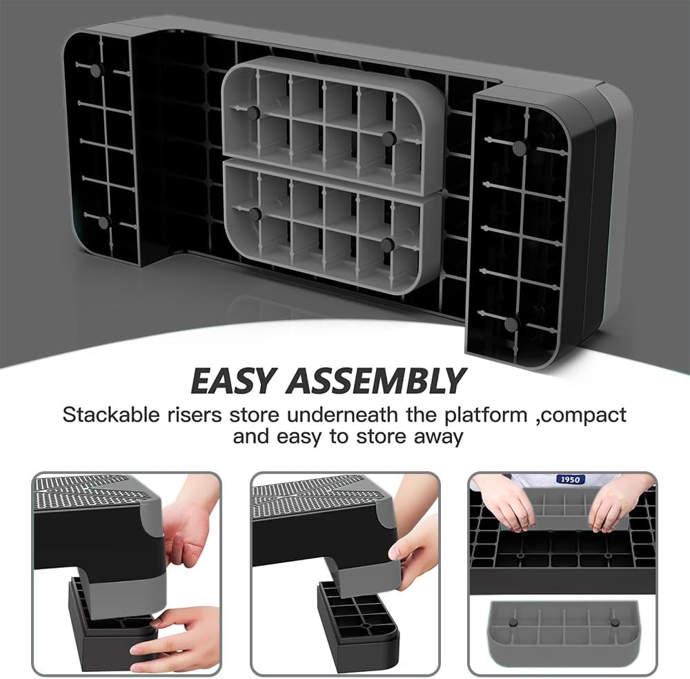 Adjustable Height Home Fitness Aerobic Step