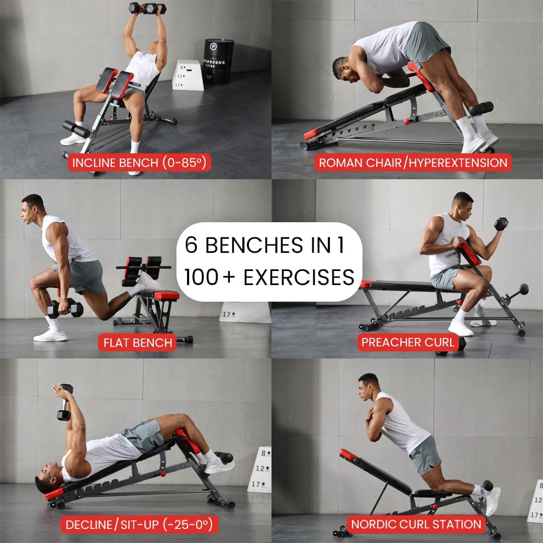 Multi-Purpose FID Adjustable Workout Bench