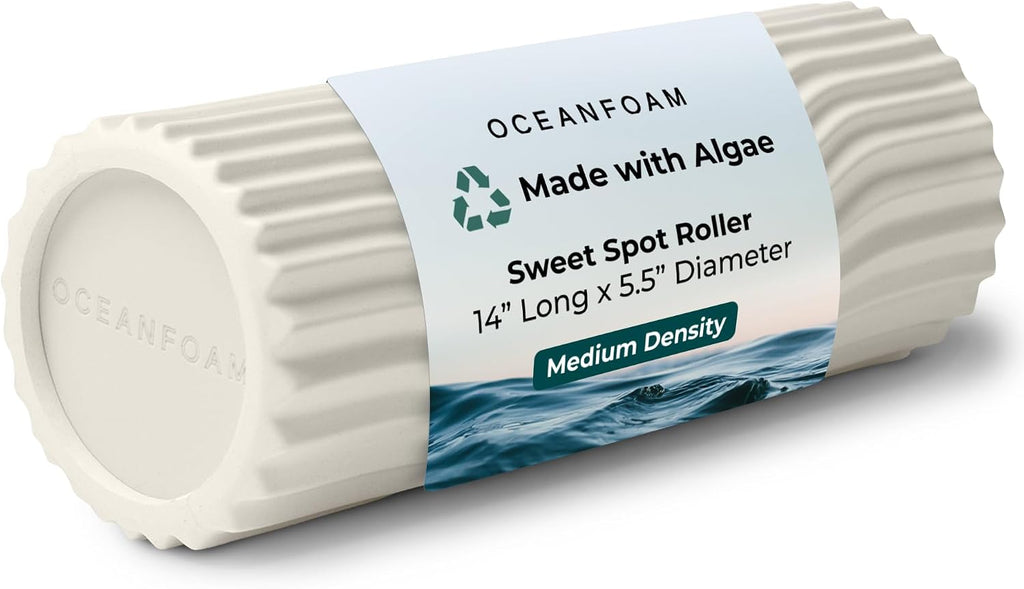 Wave Textured Medium Density Travel Foam Roller