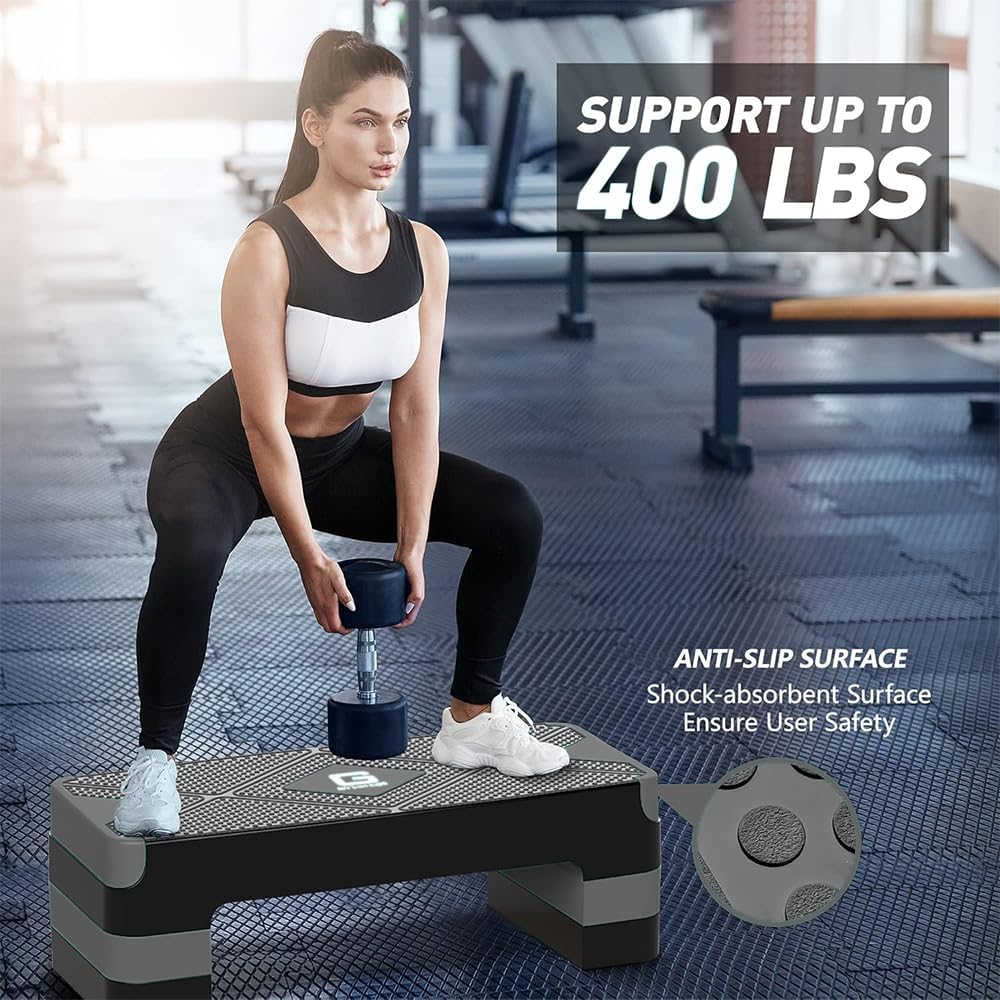 Adjustable Height Home Fitness Aerobic Step