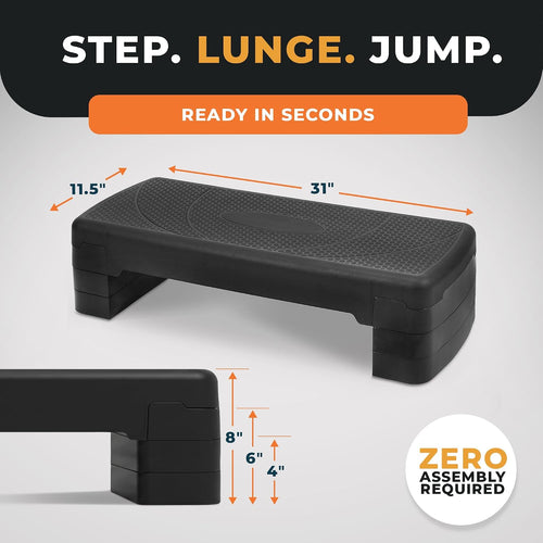 3 Level Non Slip Durable Aerobic Step