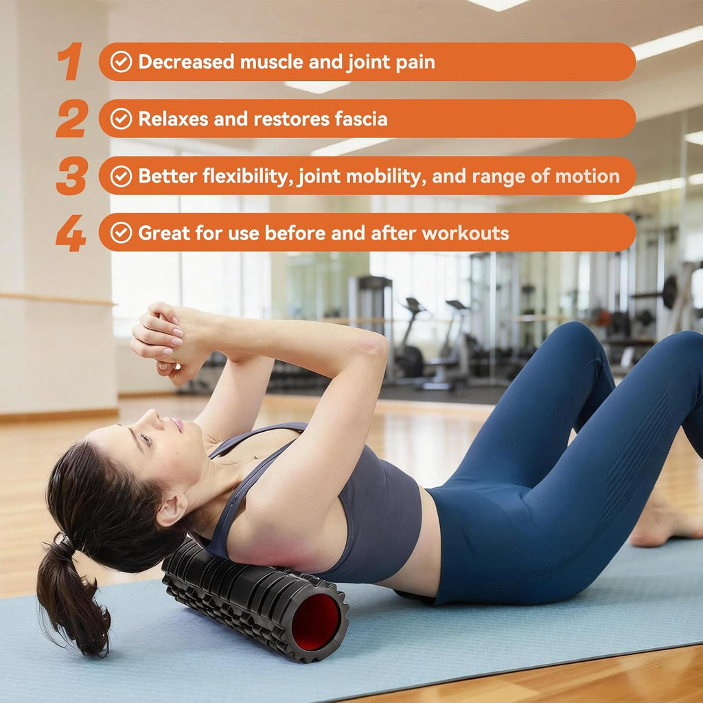18 Inch Trigger Point Deep Tissue Foam Roller