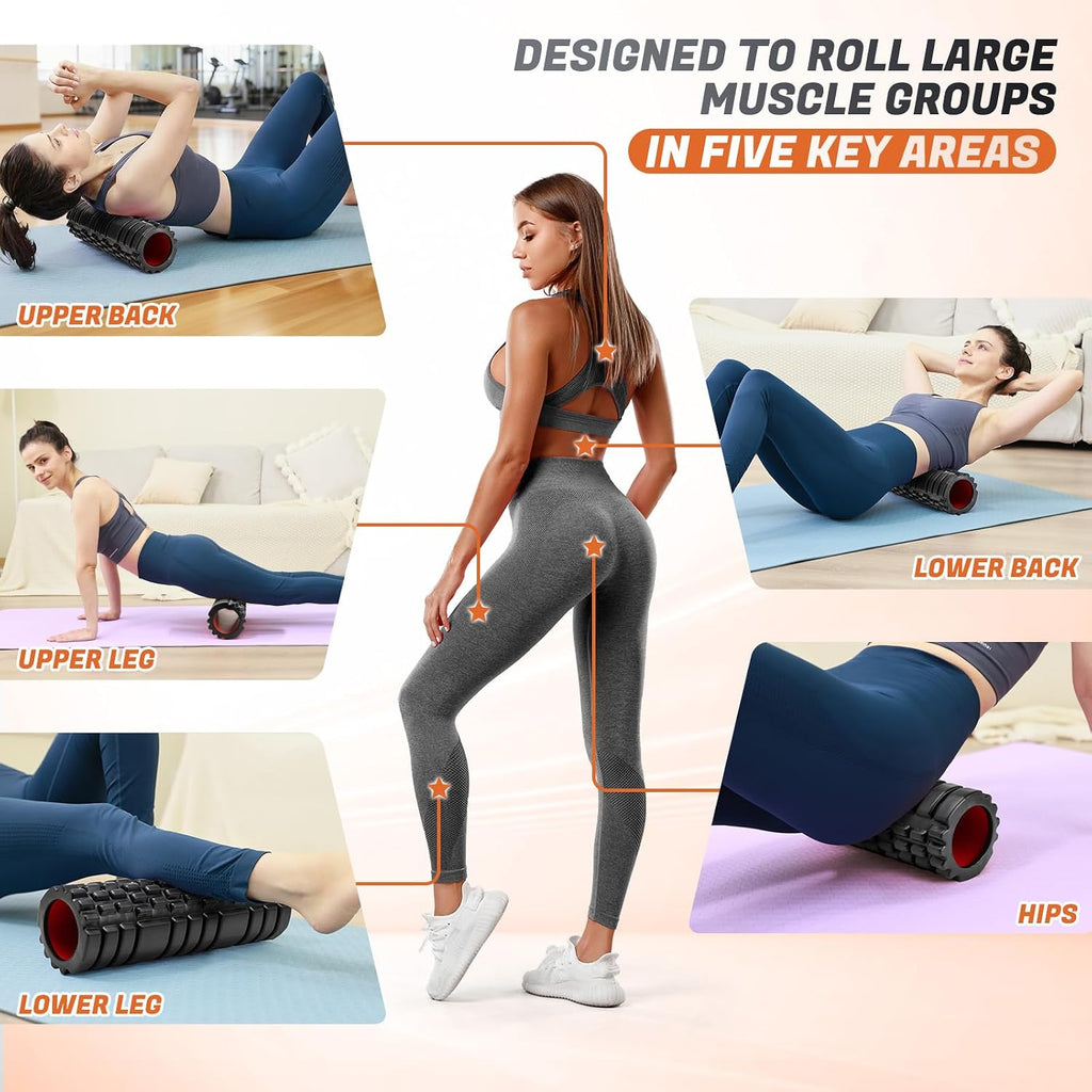 18 Inch Trigger Point Deep Tissue Foam Roller