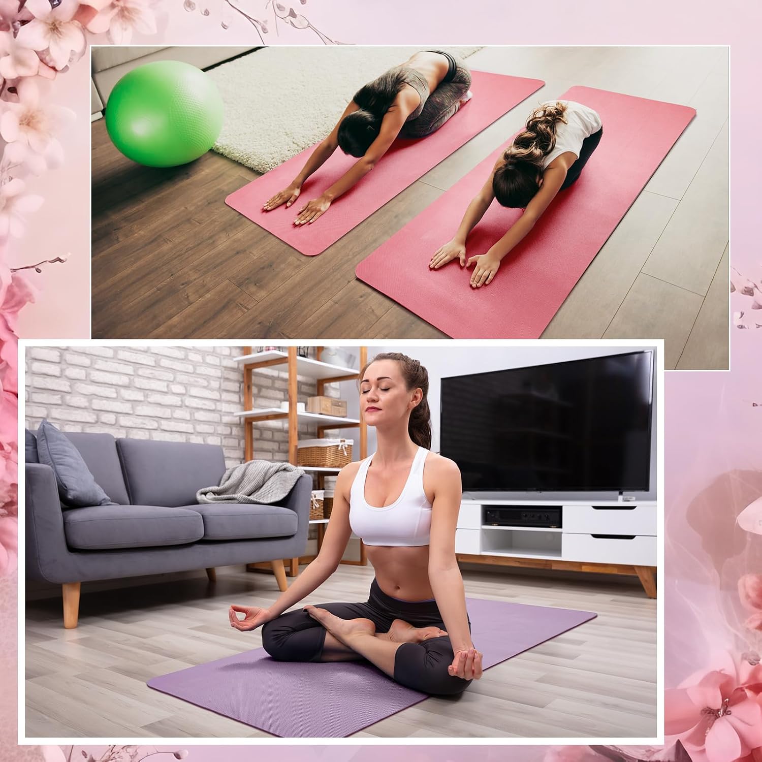 Bulk Anti Slip Durable Long Yoga Mats