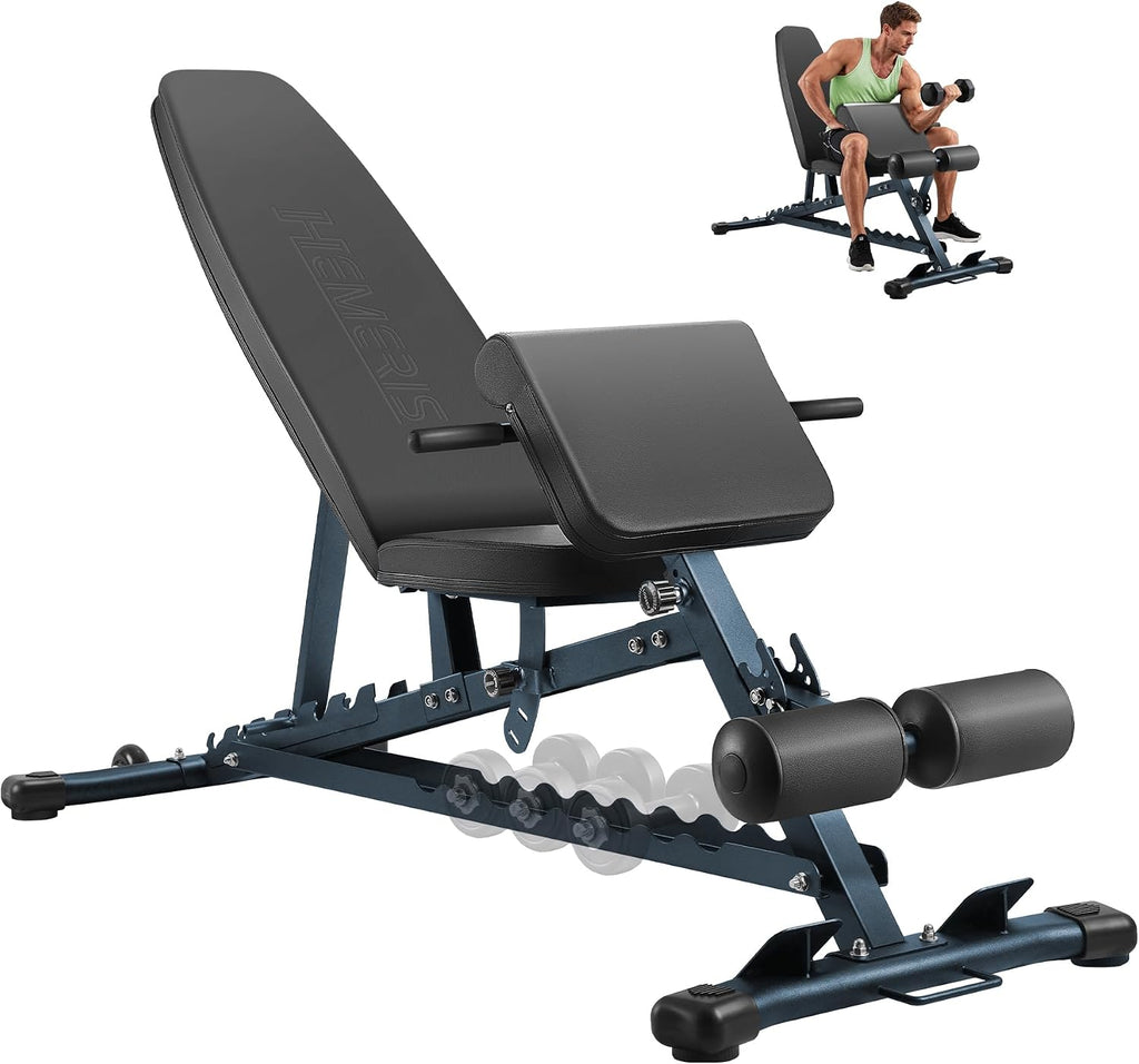 Adjustable FID Bench With Roman Chair
