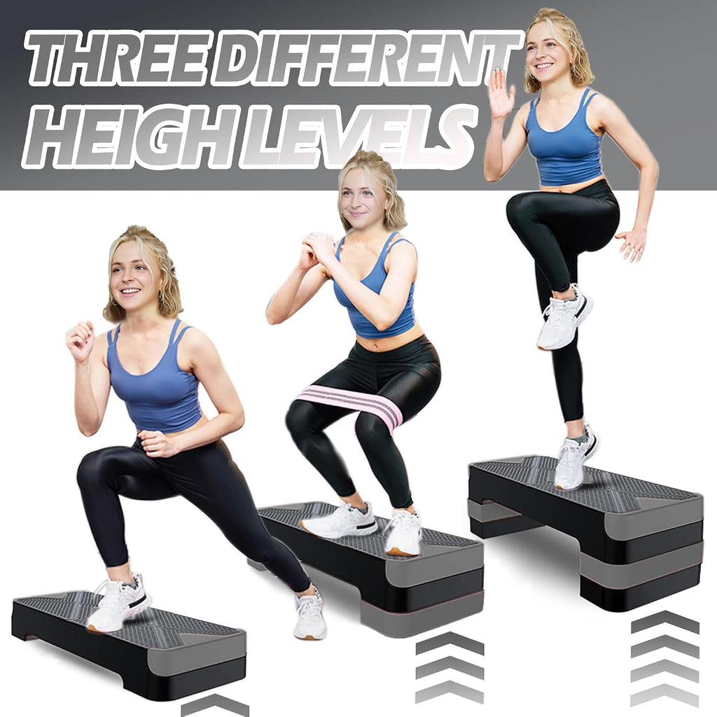 Non-Slip Adjustable Fitness Aerobic Step Trainer