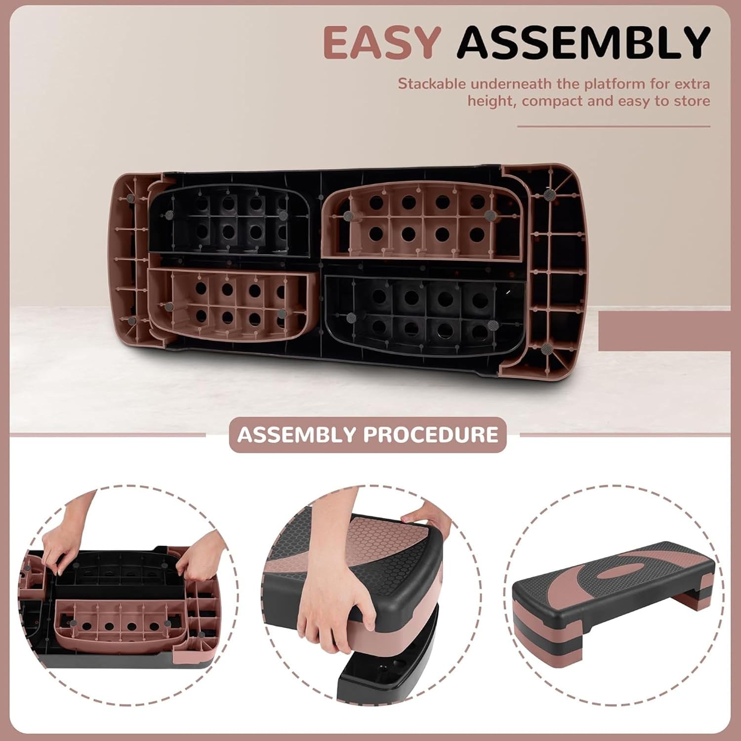 3-Level Adjustable Fitness Aerobic Step