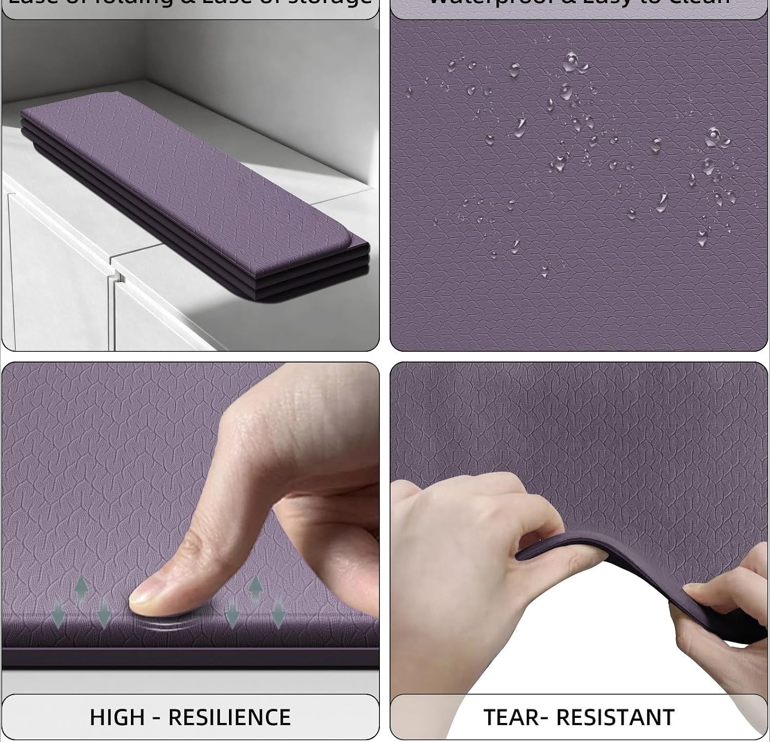 Thick Foldable Portable Cushioned Yoga Mat