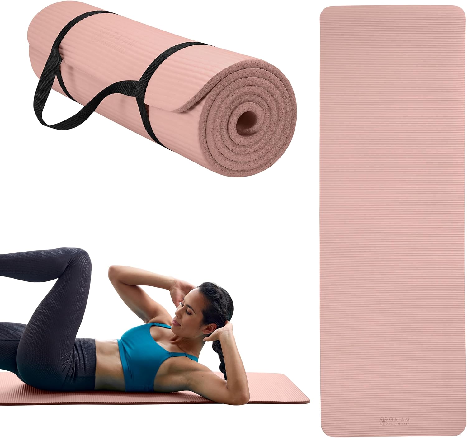 NBR Foam Cushioned Non Slip Yoga Mat