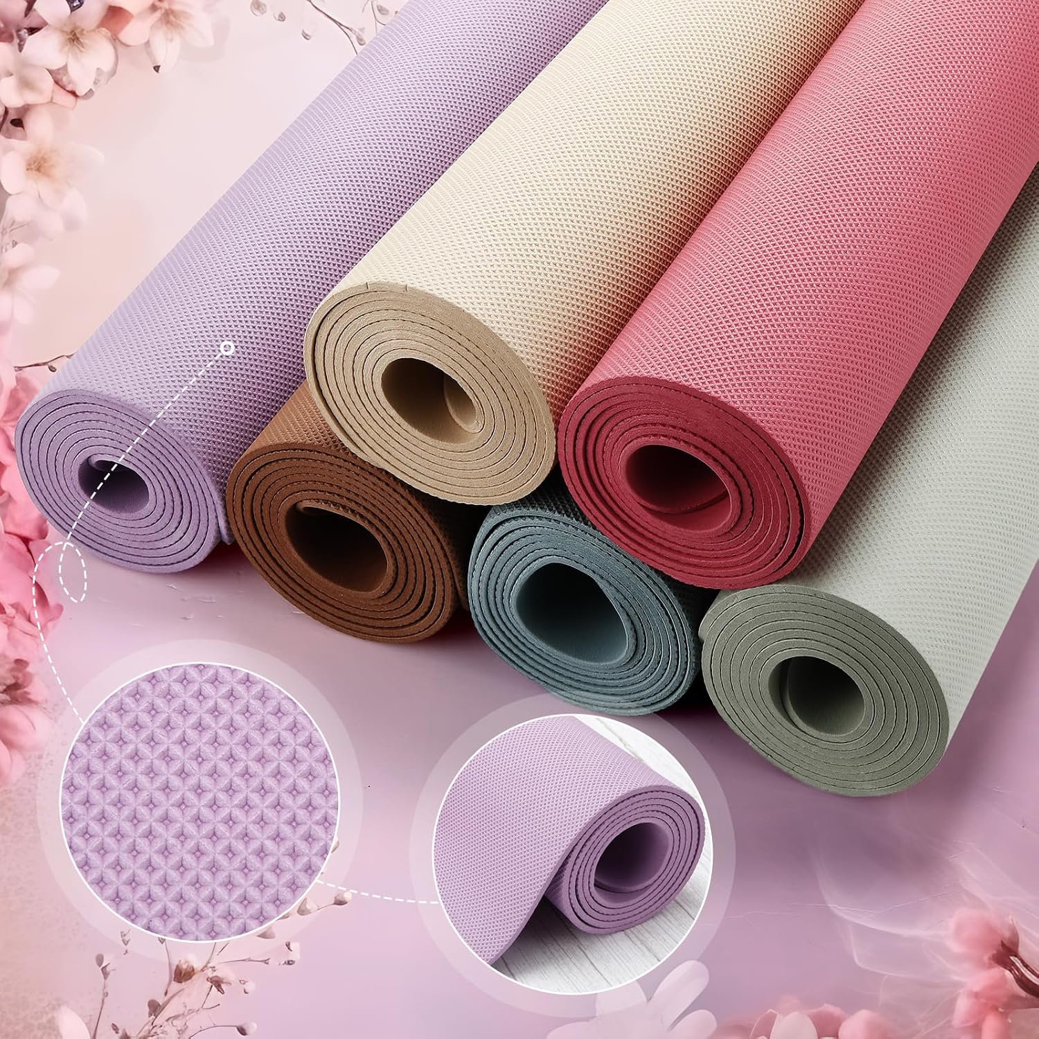 Bulk Anti Slip Durable Long Yoga Mats
