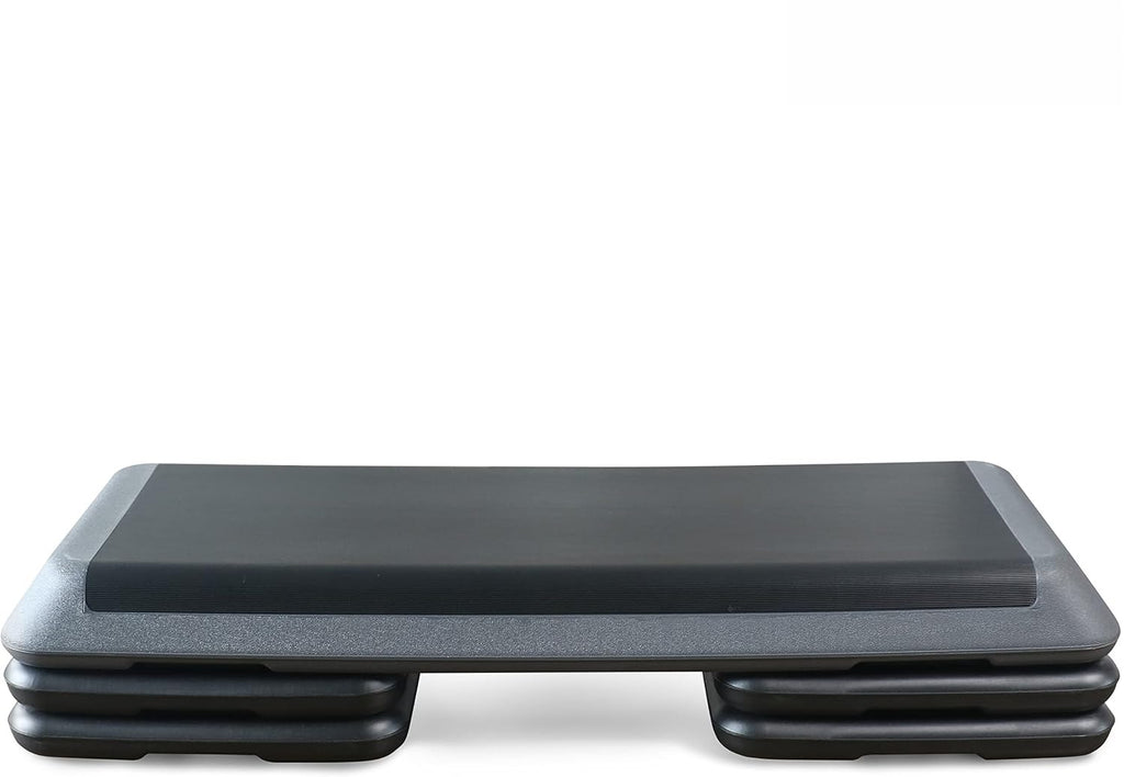Adjustable Grey Fitness Aerobic Step Platform