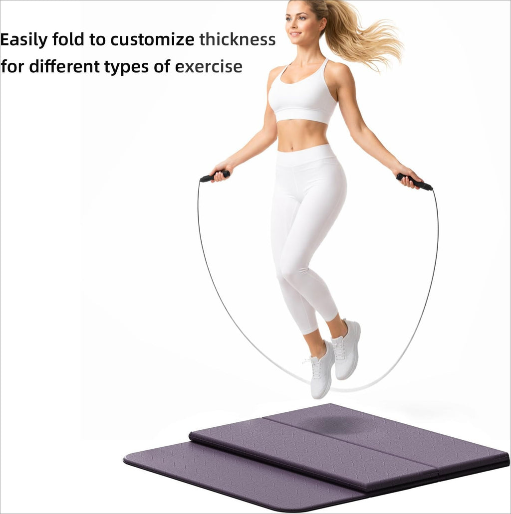 Thick Foldable Portable Cushioned Yoga Mat